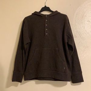 Patagonia Brown Wool blend Pull-over hoodie XL
